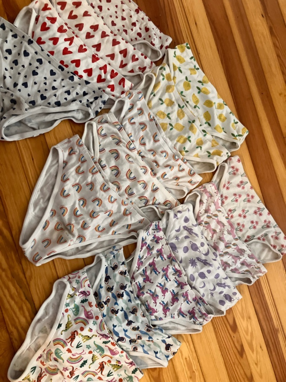 15 pair Hanna Andersson underwear, XL